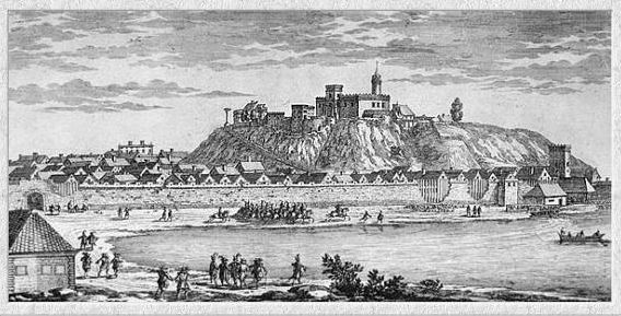 Zamek i miasto, foto ryciny pl.wikipedia.org